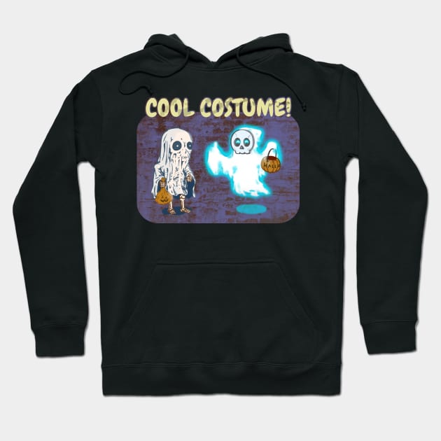 Ghost and Skeleton Costume Hoodie by cheekenpeeg